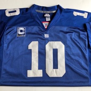 Reebok New York Giants Eli Manning Captain Jersey